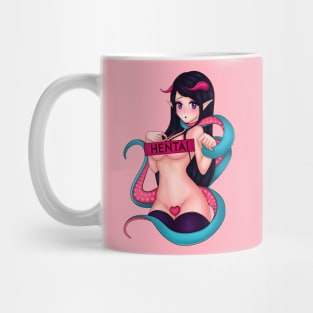 Kawaii Succubus Anime Girl witch Tentacles Mug